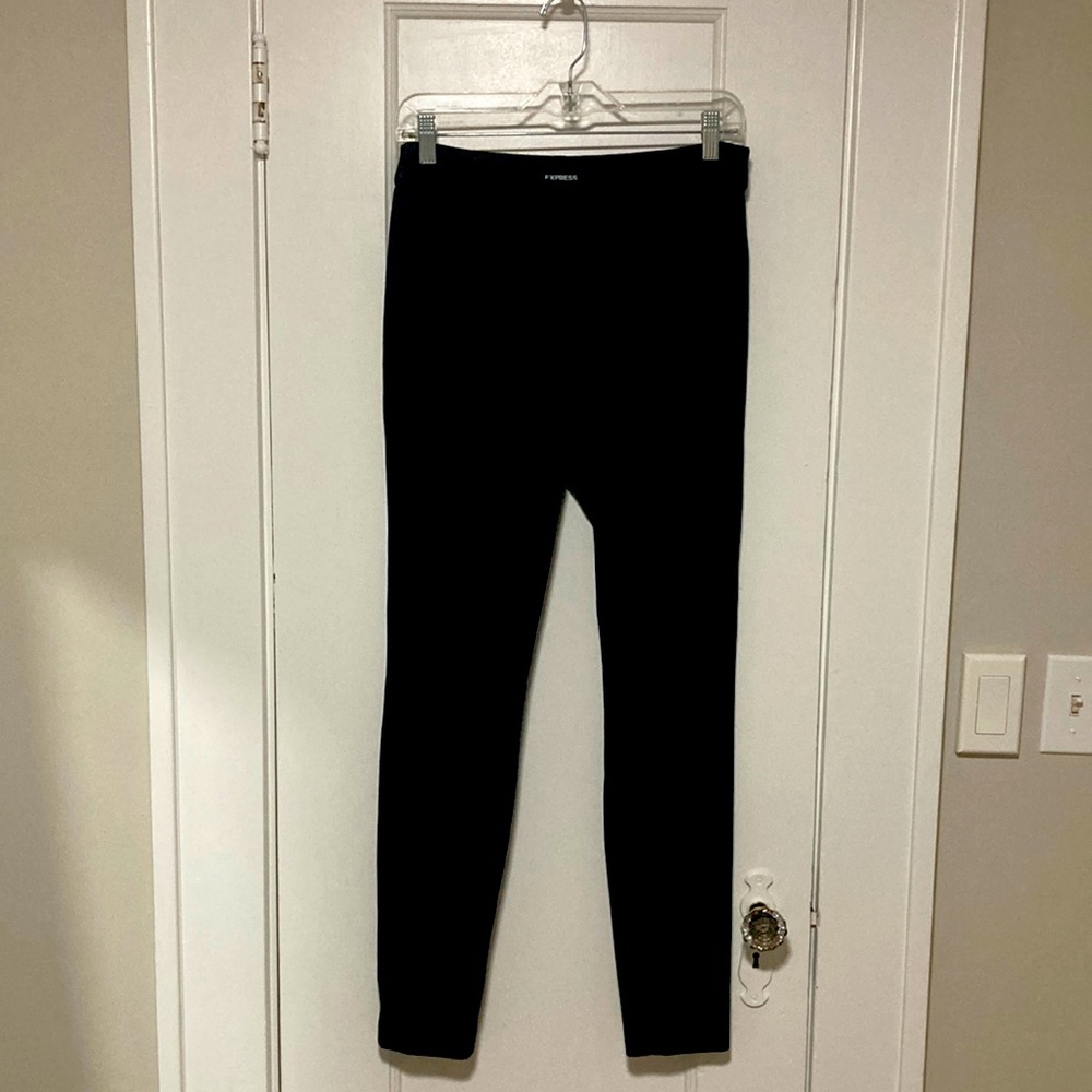 Express black Skinny Mid Rise